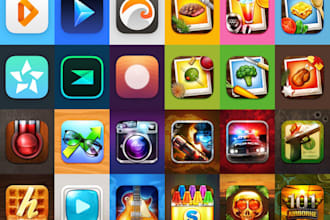 design modern and attractive app icon logo