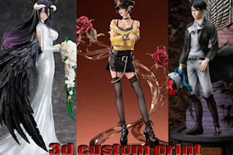 3d print and paint action figure anime figure tabletop miniatures