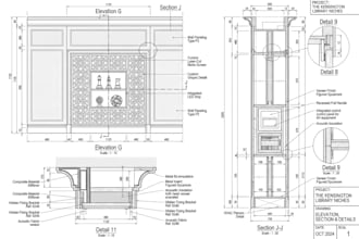 do furniture casework millwork and structural shop drawings for construction