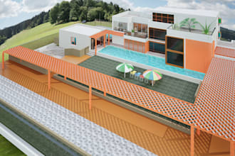 convert 2d cad drawings into a 3d revit architectural model