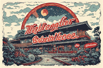 design vintage cover art for you