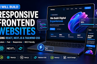 build a responsive frontend website