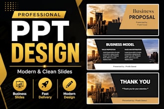 create professional business presentation slides