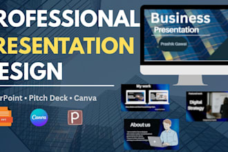create professional business presentation slides