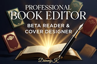 be your professional book editor developmental  line editing