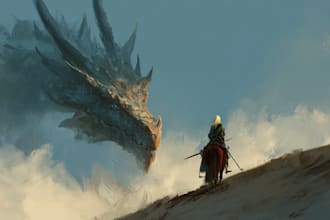 make awesome fantasy illustration