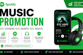 do spotify album promotion,  spotify music track promotion