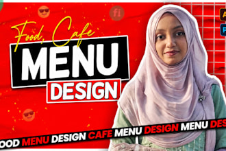 do menu card design