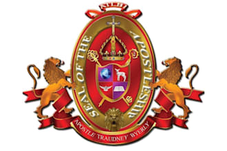 create unique church seal, apostle seal or bishop seal logo