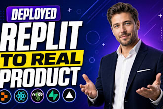 turn your replit app into a real deployed product