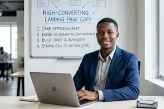 write high converting sales page copy or landing page copy