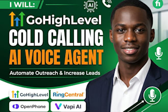 gohighlevel cold calling ai voice agent ringcentral gohighlevel openphone vapi