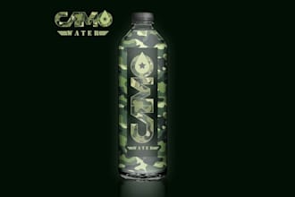 make history exciting bottle water company logo