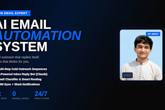 build an ai email automation system with n8n for cold outreach