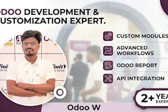 do customization, development, and deploy odoo modules with API integration