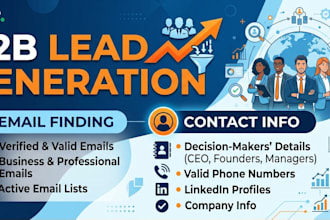do b2b lead generation, contact info, email finding