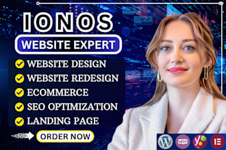develop ionos website design or redesign and complete website development