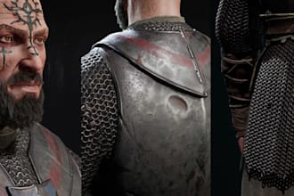 sculpt stylized 3d modeling, 3d game character, 3d character art 3d game model