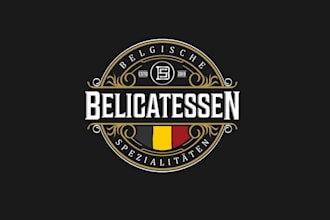 design online store delicatessen specialties logo