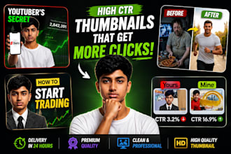 make scroll stopping youtube thumbnail