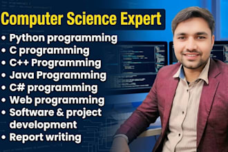 do coding and software projects in c sharp, c, cpp, python and java