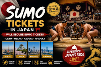 secure sumo tickets in japan for tokyo, osaka, or nagoya