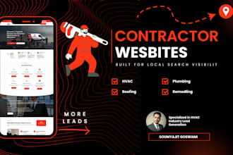 build hvac, plumbing, roofing and remodeling contractor websites