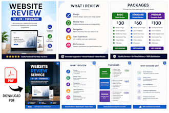 review your website and provide professional feedback