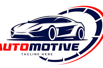 design unique automotive logo for car detailing or repair