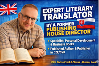translate your book from english to czech or slovak, no ai