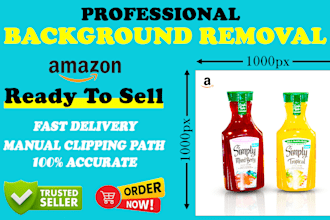 remove background for amazon product images professionally