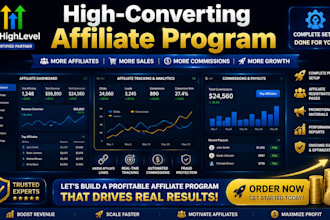 gohighlevel affiliate program setup  marketing system referral tracking system
