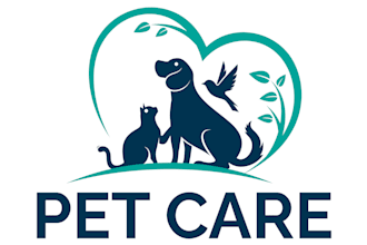 design a cute and professional pet logo for your business