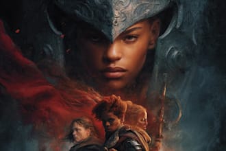 fantasy book cover design or fantasy book cover