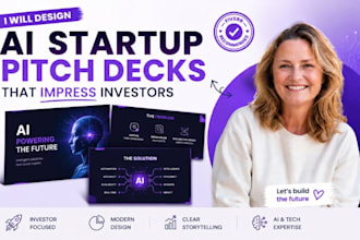 artificial intelligence presentation, ai startup investor pitch deck