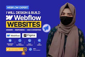 design develop clone update and fix the webflow website