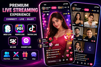 develop live streaming app for android and ios