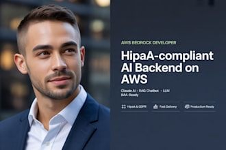 be AWS bedrock developer AWS bedrock API hipaa compliant AWS ai backend AWS llm