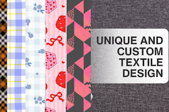 create seamless textile patterns and fabric prints for your brand