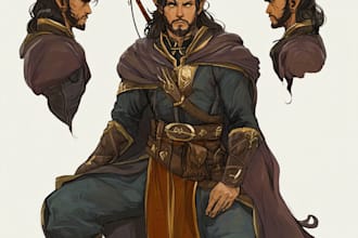 do dnd character art and rpg art