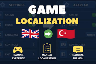 translate and localize your game or app into turkish