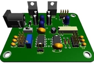 create professional pcb design and circuit schematic