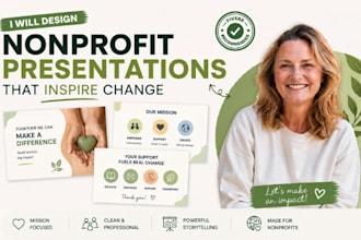 nonprofit presentation slides, charity proposal deck, ngo funding slides
