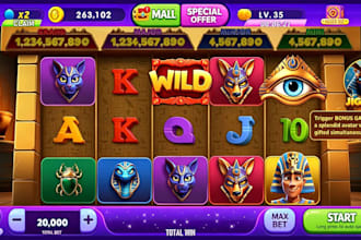 professional game UI design and visual reskin