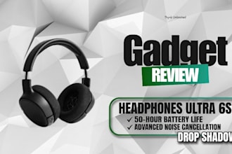 make youtube gaming tech reviews thumbnail for you