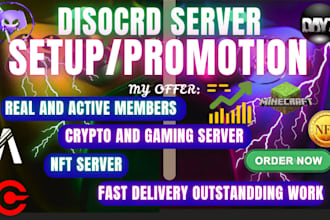 do game server setup for minecraft, fivem dayz discord game server promotion