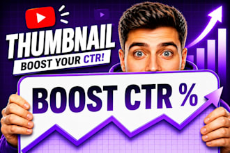 design viral youtube thumbnails with high CTR