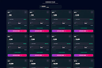 build a custom investment platform with admin panel and user dashboard