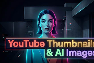 design youtube thumbnails and ai generated images