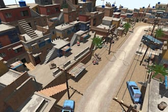 design 3d game environment, level design using unreal engine